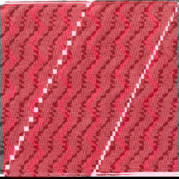 Hygen Microfiber Cleaning Cloths, 16 X 16, Red, 12/carton